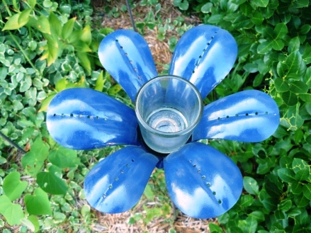 Metal Flower Water Cups